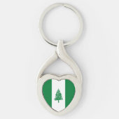 Porte-clés Drapeau de l'île Norfolk (Devant)