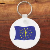Porte-clés Drapeau de l'Indiana (Recto)