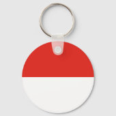 Porte-clés Drapeau de l'Indonésie (Recto)