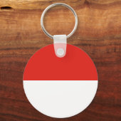 Porte-clés Drapeau de l'Indonésie (Recto)