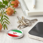 PORTE-CLÉS DRAPEAU DE L'IRAN (Côté)