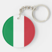Porte-clés Drapeau de l'Italie (Dos)