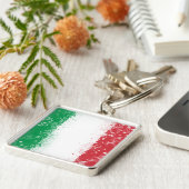 Porte-clés Drapeau de l'Italie (Côté)