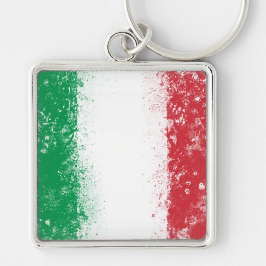 Porte-clés Drapeau de l'Italie (Devant)