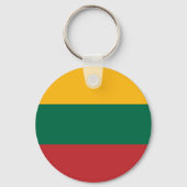 Porte-clés Drapeau de Lituanie (Verso)