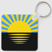 Porte-clés Drapeau de l'oblast de Donetsk (Dos)