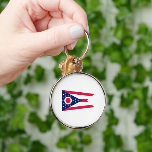 Porte-clés Drapeau de l'Ohio (Main)