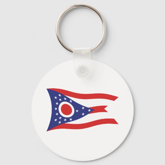 Porte-clés Drapeau de l'Ohio (Recto)