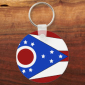 Porte-clés Drapeau de l'Ohio (Recto)