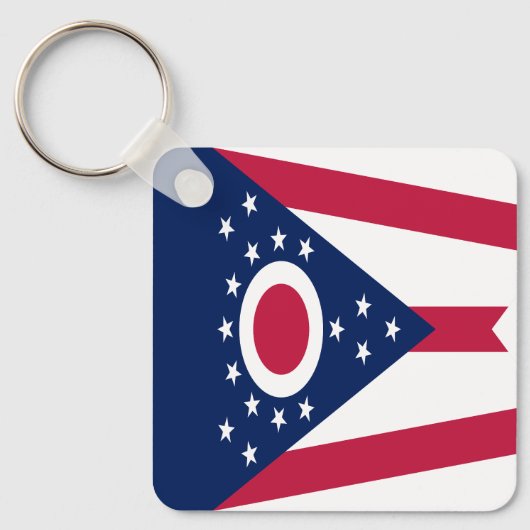 Porte-clés Drapeau de l'Ohio (Recto)