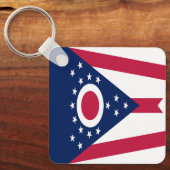 Porte-clés Drapeau de l'Ohio (Recto)