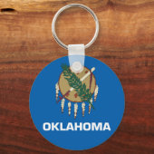 Porte-clés Drapeau de l'Oklahoma (Recto)