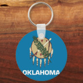 Porte-clés Drapeau de l'Oklahoma (Recto)