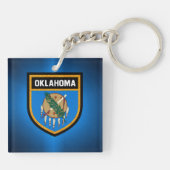 Porte-clés Drapeau de l'Oklahoma (Dos)