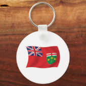 Porte-clés Drapeau de l'Ontario (Recto)