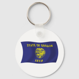 Porte-clés Drapeau de l'Oregon