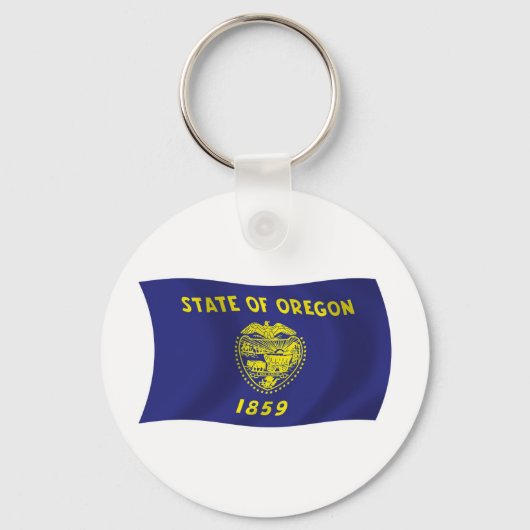 Porte-clés Drapeau de l'Oregon (Recto)