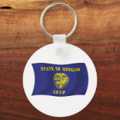 Porte-clés Drapeau de l'Oregon (Recto)