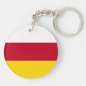 Porte-clés Drapeau de l'Ossétie du Nord (Dos)