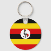 Porte-clés Drapeau de l'Ouganda (Verso)