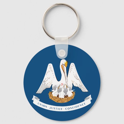 Porte-clés Drapeau de Louisiane (Recto)