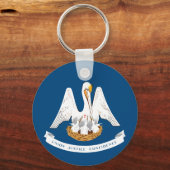 Porte-clés Drapeau de Louisiane (Verso)