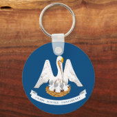 Porte-clés Drapeau de Louisiane (Recto)