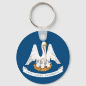 Porte-clés Drapeau de Louisiane (Verso)