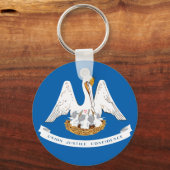 Porte-clés Drapeau de Louisiane (Recto)