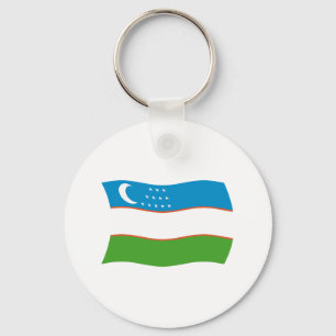 Porte-clés Drapeau de l'Ouzbékistan