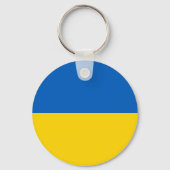 Porte-clés Drapeau de l'Ukraine (Recto)