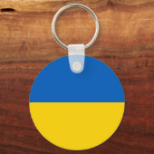 Porte-clés Drapeau de l'Ukraine (Recto)