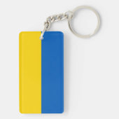 Porte-clés Drapeau de l'Ukraine (Dos)
