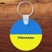 Porte-clés Drapeau de l'Ukraine (Recto)
