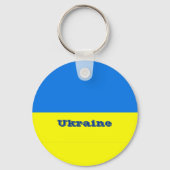 Porte-clés Drapeau de l'Ukraine (Verso)