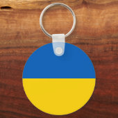 Porte-clés Drapeau de l'Ukraine (Verso)