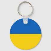 Porte-clés Drapeau de l'Ukraine (Verso)