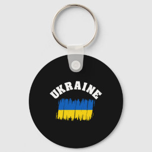 Porte-clés Drapeau de l'Ukraine Drapeau national Kiev Ukraini