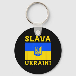 Porte-clés Drapeau de l'Ukraine Fierté Slava Ukraini 3
