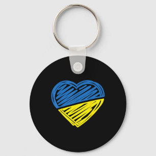 Porte-clés Drapeau de l'Ukraine vintage fierté ukrainienne Dr