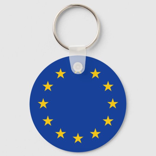 Porte-clés Drapeau de l'Union européenne (UE) (Europe) (Recto)