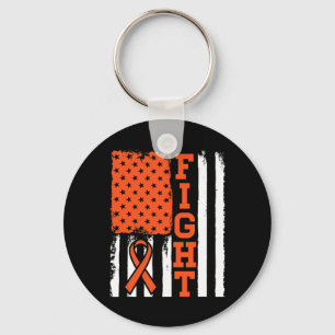 Porte-clés Drapeau de lutte contre la leucémie du cancer du s