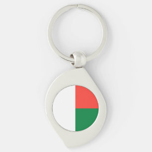 Porte-clés Drapeau de Madagascar