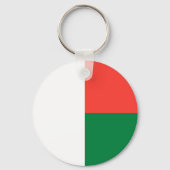 Porte-clés Drapeau de Madagascar (Verso)