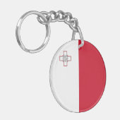 Porte-clés Drapeau de Malte (Devant gauche)