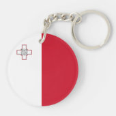 Porte-clés Drapeau de Malte (Dos)
