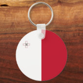 Porte-clés Drapeau de Malte (Recto)