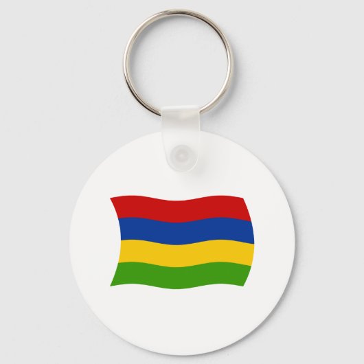 Porte-clés Drapeau de Maurice (Recto)