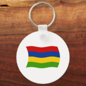 Porte-clés Drapeau de Maurice (Recto)