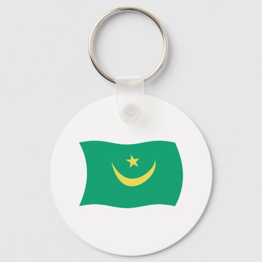 Porte-clés Drapeau de Mauritanie (Recto)